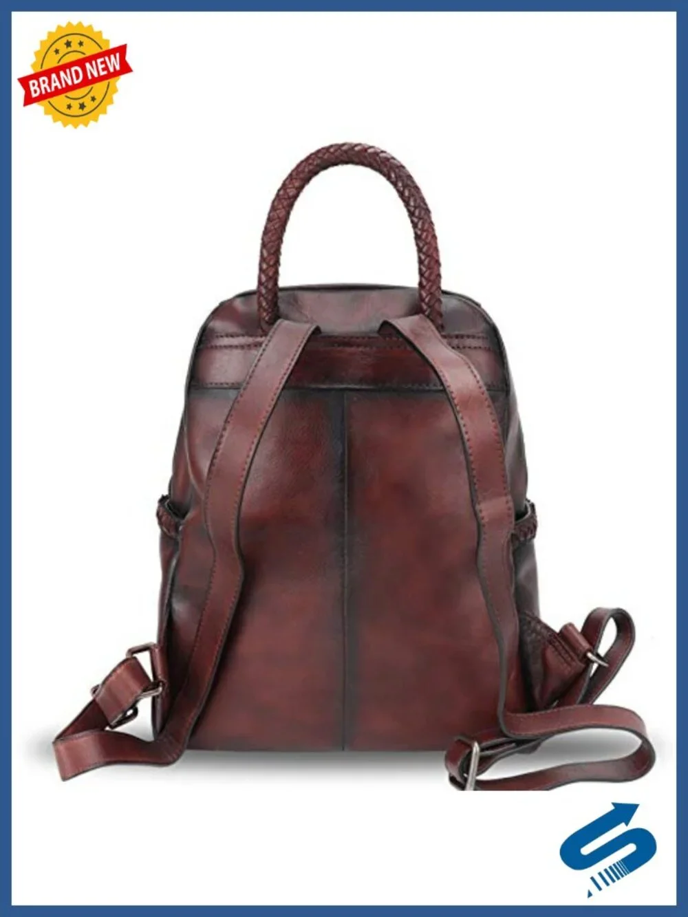 Genuine Leather Backpack Vintage Rucksack Handmade Western Daypack